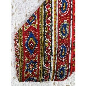 Vintage Pedigree by Michel Men's Acrylic Wide Tie Paisley Short 4" x 55" EUC